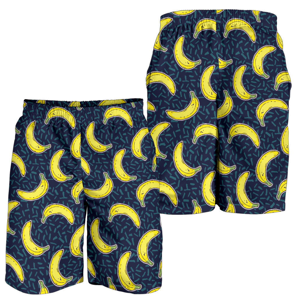 Banana Pattern Print Design BA09 Mens Shorts