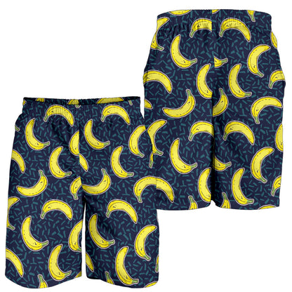 Banana Pattern Print Design BA09 Mens Shorts