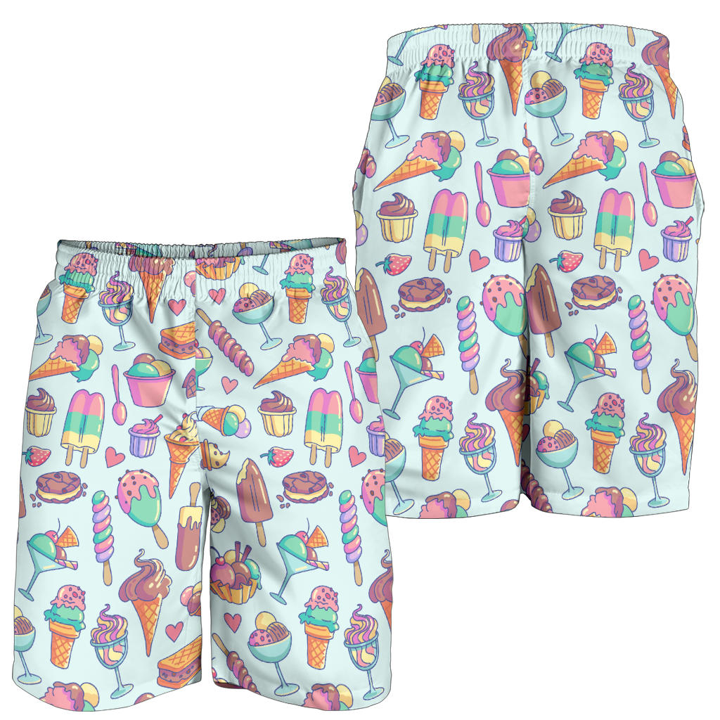 Ice Cream Pattern Print Design IC02 Mens Shorts