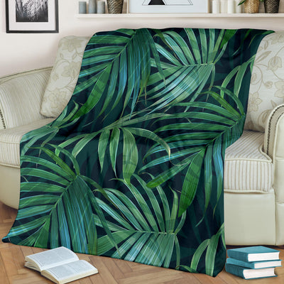 Tropical Flower Pattern Print Design TF011 Fleece Blanket