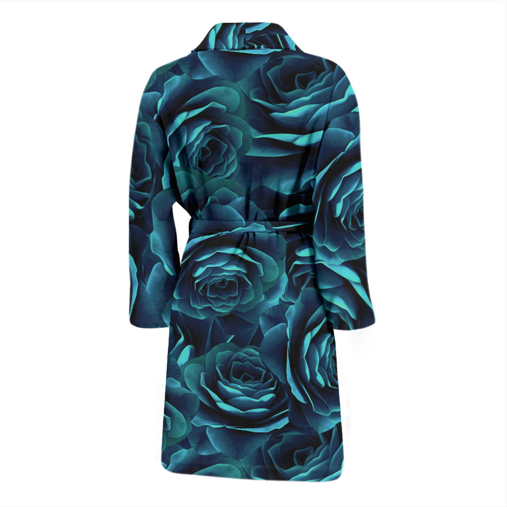 Camellia Pattern Print Design CM04 Men Bathrobe