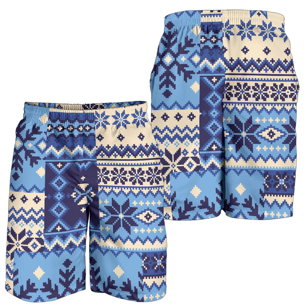 Nordic Pattern Print Design A04 Mens Shorts