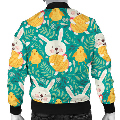 Easter Eggs Pattern Print Design RB02 Men Bomber Jacket