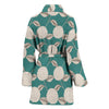 Hydrangea Pattern Print Design HD03 Women Bathrobe