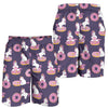 Donut Unicorn Pattern Print Design DN011 Mens Shorts