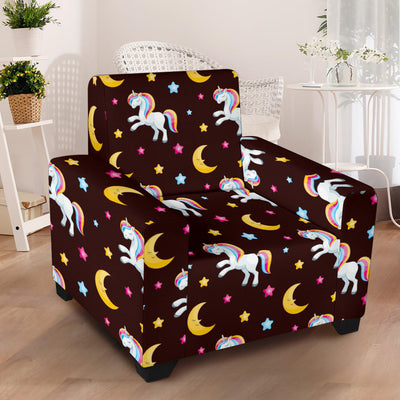 Unicorn Moon Star Armchair Slipcover