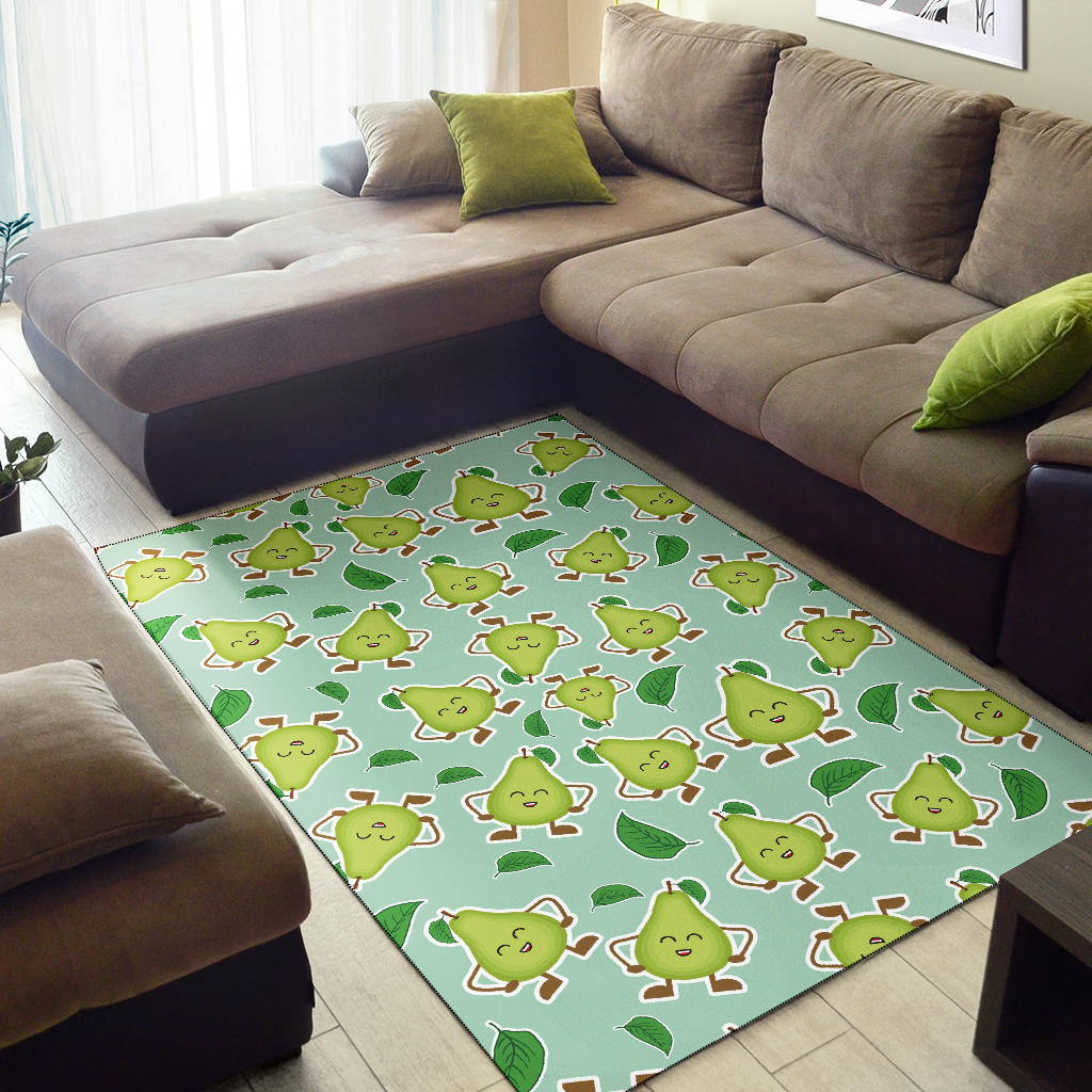 Avocado Pattern Print Design AC011 Area Rugs