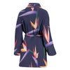 Bird Of Paradise Pattern Print Design BOP015 Women Bathrobe