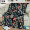 Bird Of Paradise Pattern Print Design BOP02 Fleece Blanket