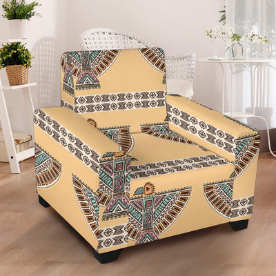 Native American Eagle Pattern Armchair Slipcover