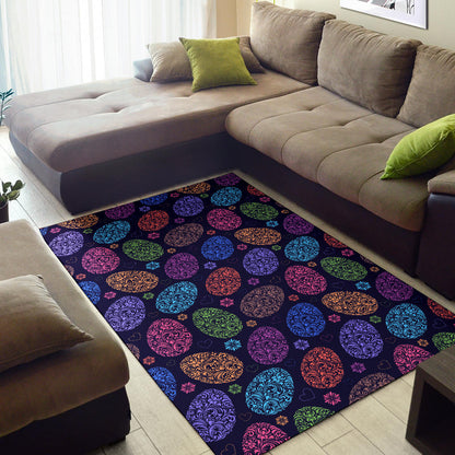 Easter Eggs Pattern Print Design RB012 Area Rugs