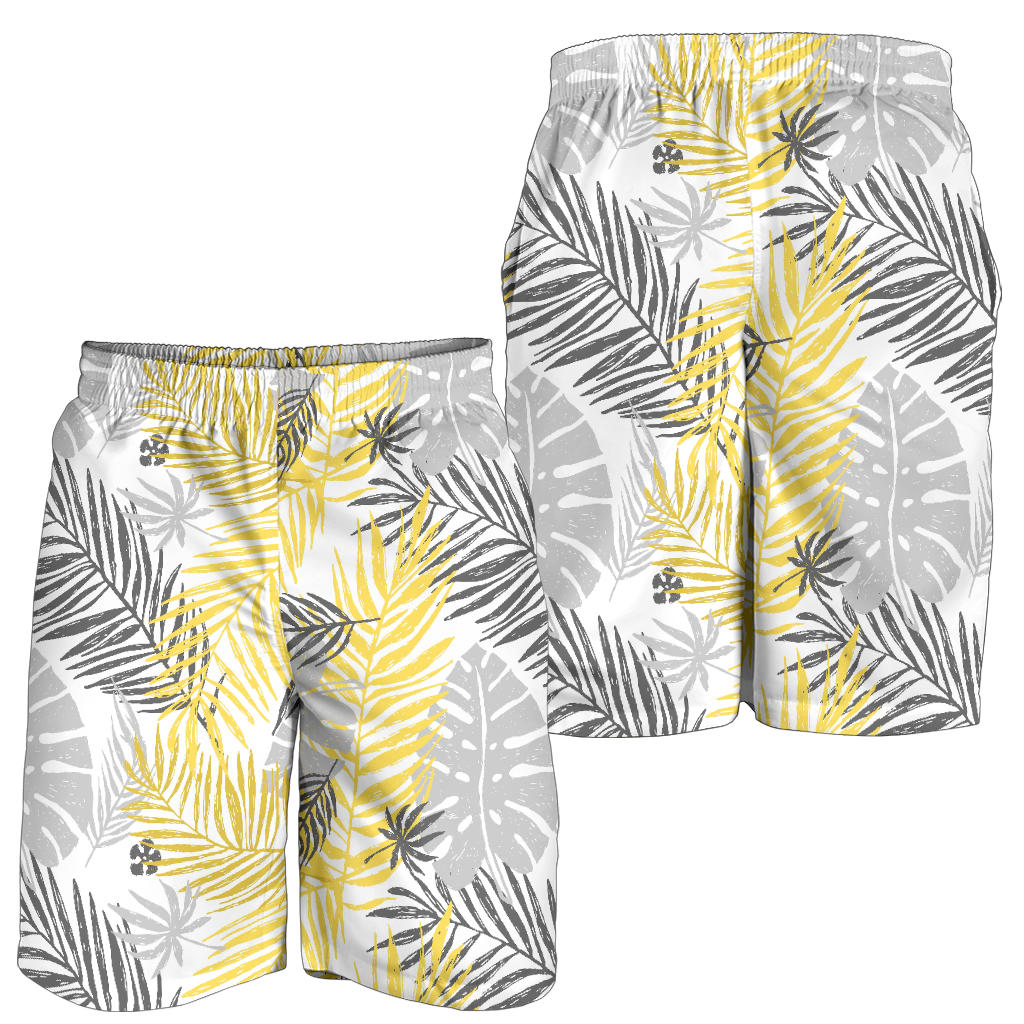 Palm Leaves Pattern Print Design PL012 Mens Shorts