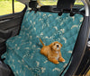 Sea Turtle Pattern Print Design T02 Rear Dog  Seat Cover