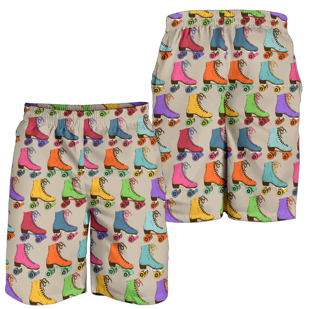 Roller skate Pattern Print Design A01 Mens Shorts