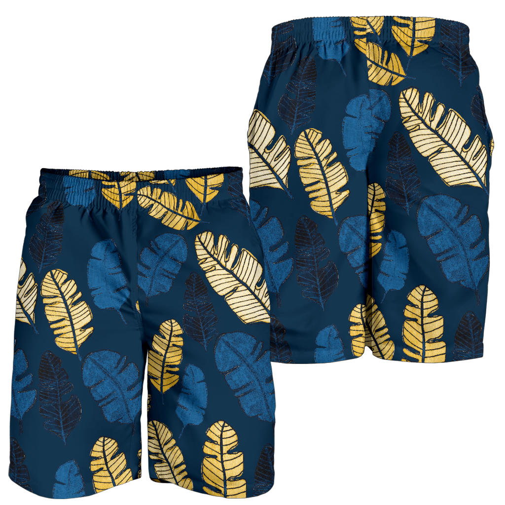 Banana Leaf Pattern Print Design BL09 Mens Shorts