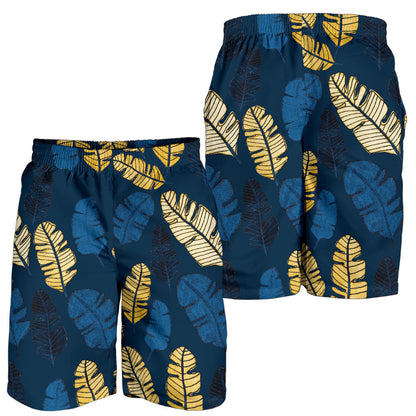 Banana Leaf Pattern Print Design BL09 Mens Shorts