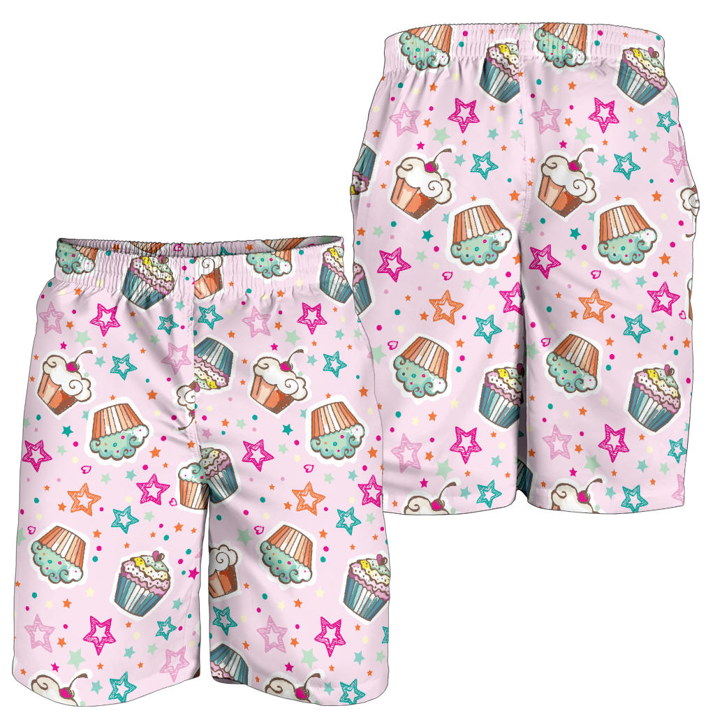 Cupcake Pattern Print Design CP03 Mens Shorts