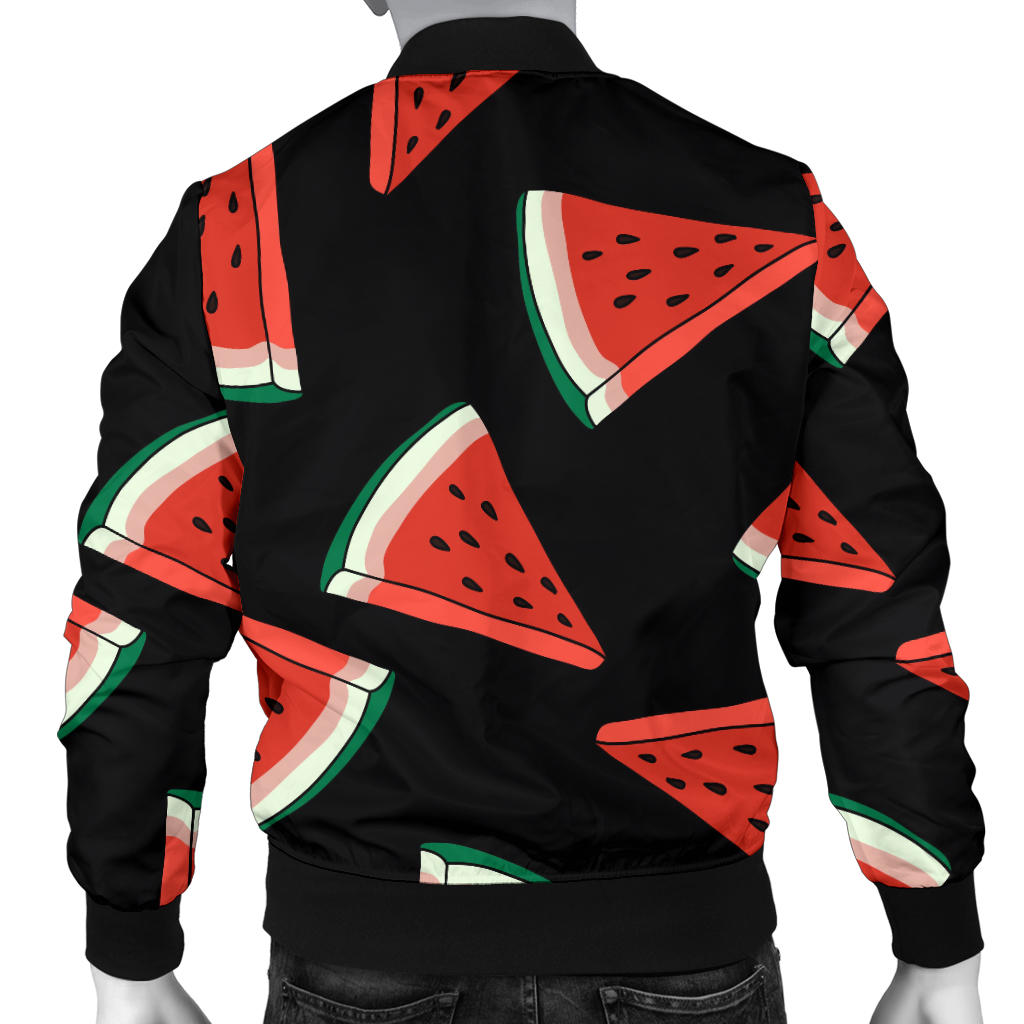 Watermelon Pattern Print Design WM01 Men Bomber Jacket