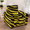 zebra Gold Armchair Slipcover