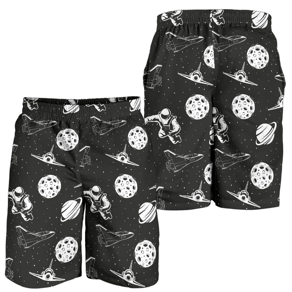 Space Astronauts Print Mens Shorts