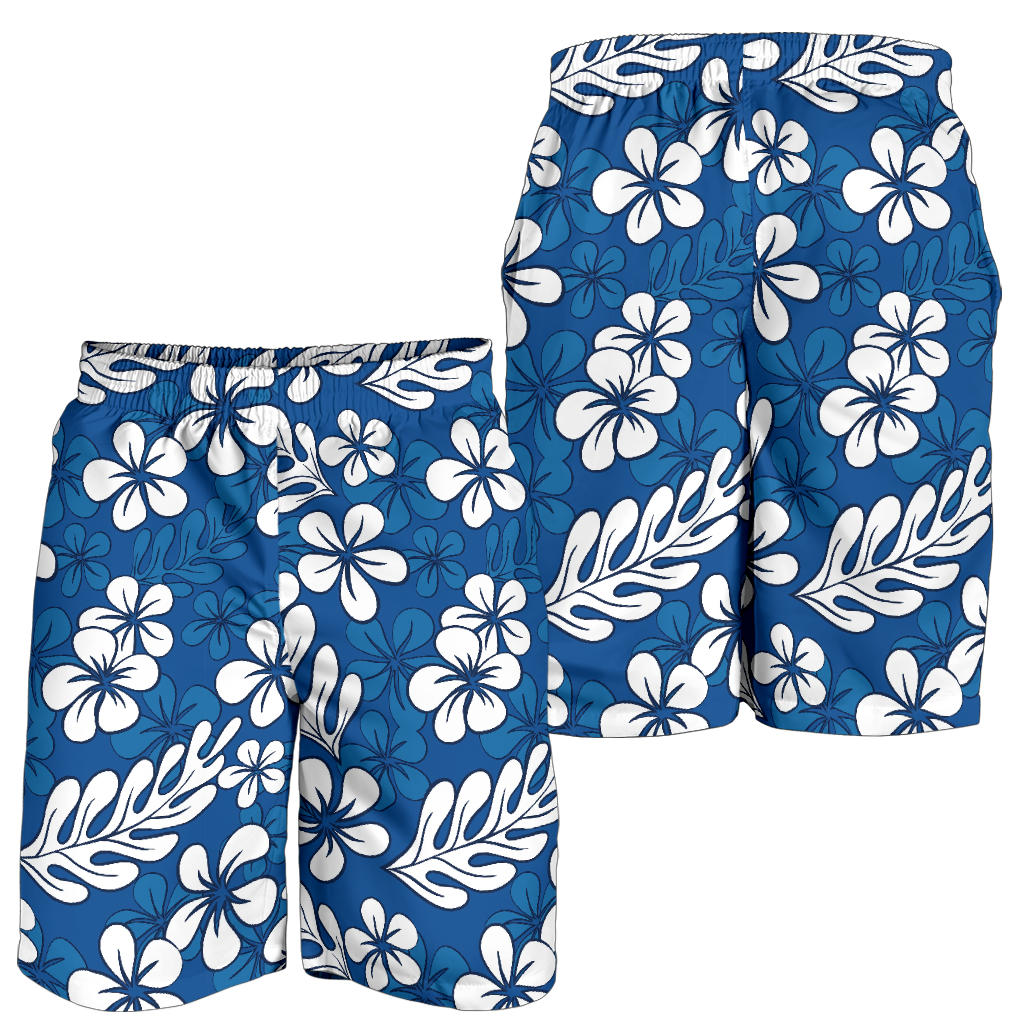 Plumeria Pattern Print Design PM015 Mens Shorts