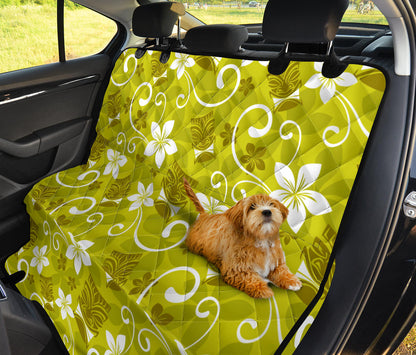 Hawaiian Themed Pattern Print Design H019 Rear Dog  Seat Cover