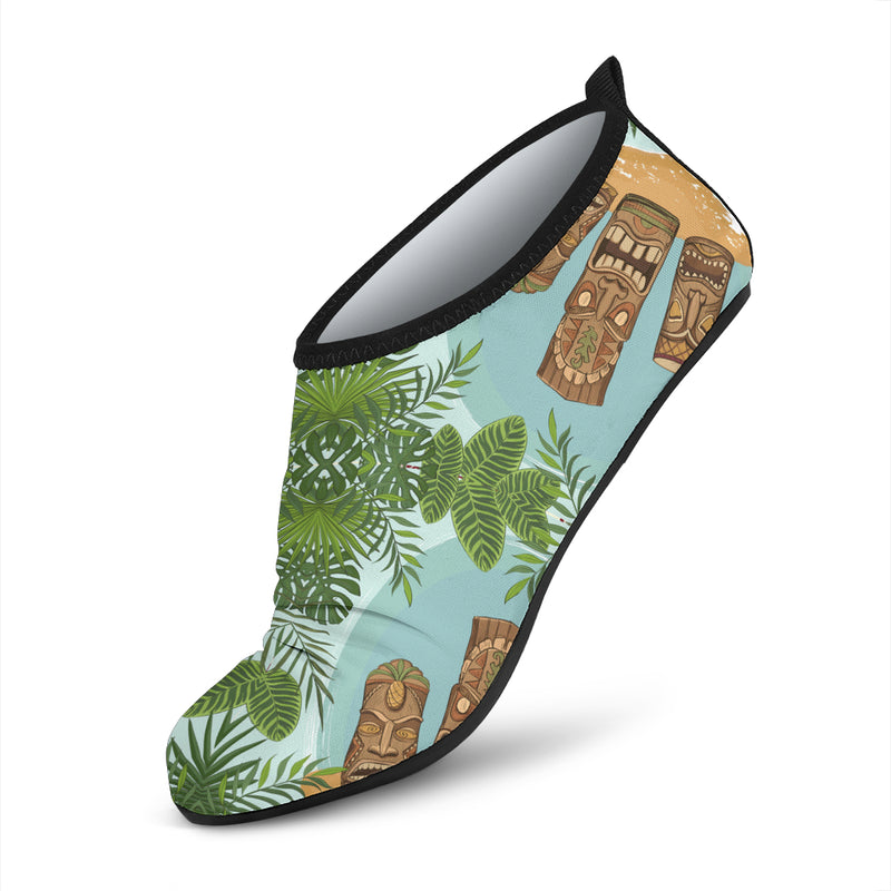 Tiki Wood Island Aqua Water Shoes