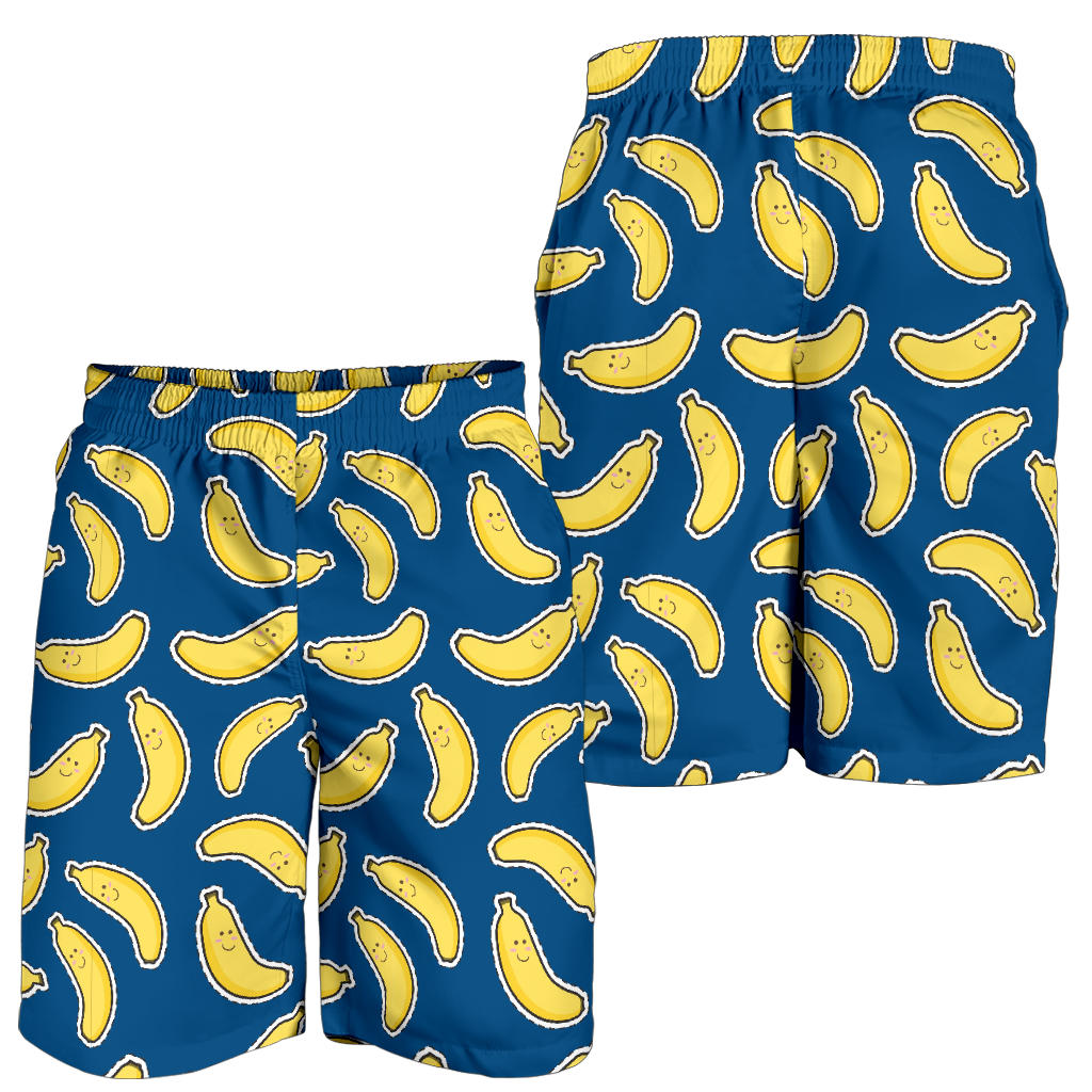 Banana Pattern Print Design BA03 Mens Shorts