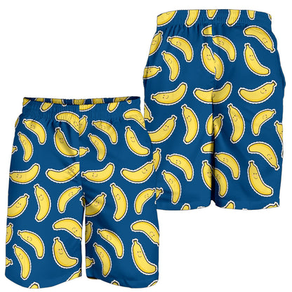 Banana Pattern Print Design BA03 Mens Shorts