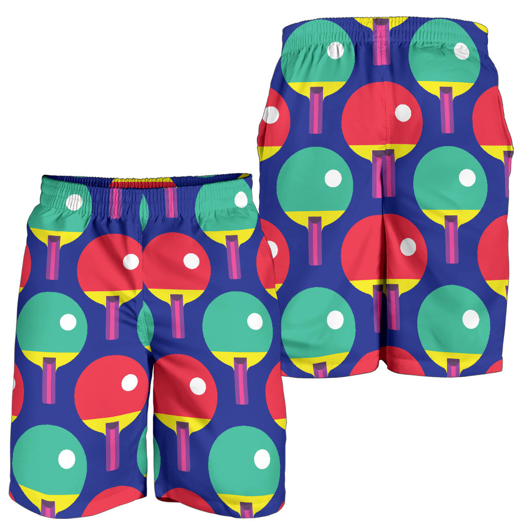 Ping Pong Pattern Print Design A03 Mens Shorts