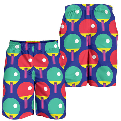 Ping Pong Pattern Print Design A03 Mens Shorts
