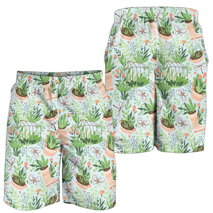 Gardening Pattern Print Design G04 Mens Shorts