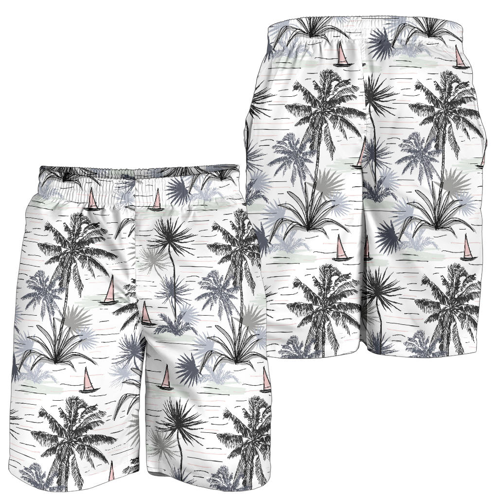 Pacific island Pattern Print Design A04 Mens Shorts