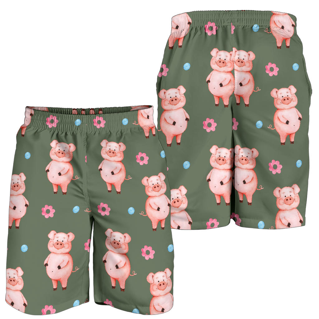 Pig Pattern Print Design 03 Mens Shorts