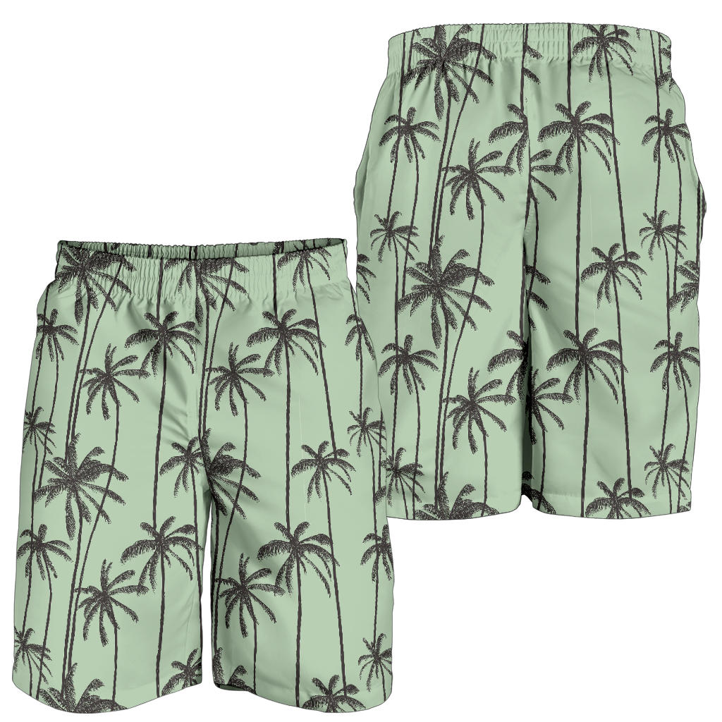 Palm Tree Pattern Print Design A04 Mens Shorts