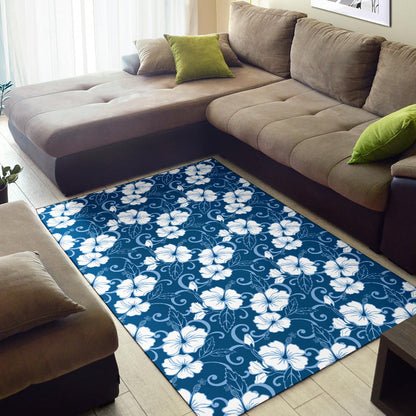 Hibiscus Pattern Print Design HB03 Area Rugs