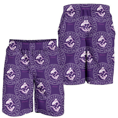 Pisces Pattern Print Design A02 Mens Shorts
