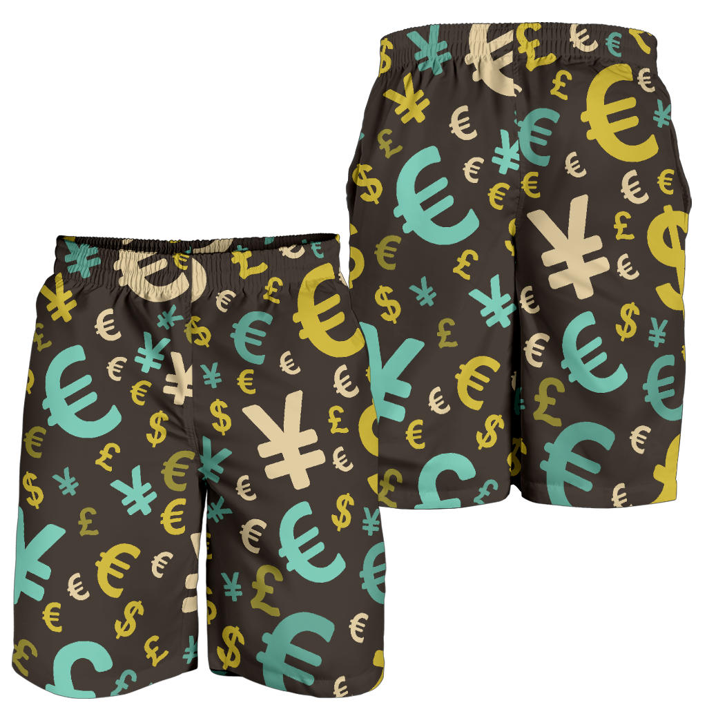Money Pattern Print Design 01 Mens Shorts