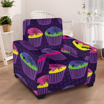 CupCake Halloween Armchair Slipcover