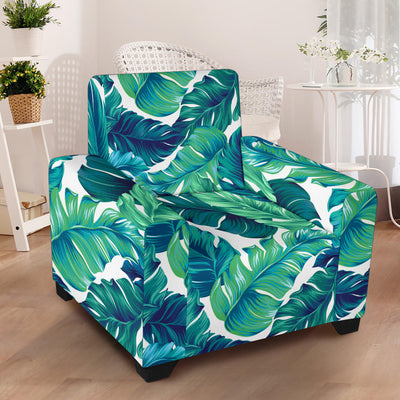 Brightness Tropical Palm Leaves Armchair Slipcover