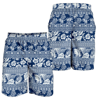 Hawaiian Themed Pattern Print Design H020 Mens Shorts