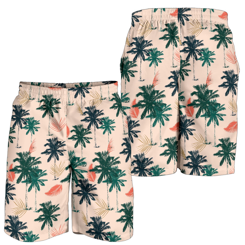 Palm Tree Pattern Print Design PT014 Mens Shorts