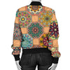 Boho Pattern Print Design 07 Women's Bomber Jacket