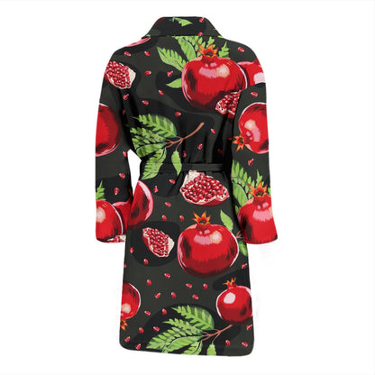 Pomegranate Pattern Print Design PG06 Men Bathrobe
