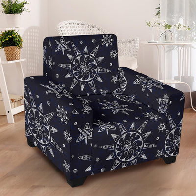 Sun Moon Pattern Armchair Slipcover