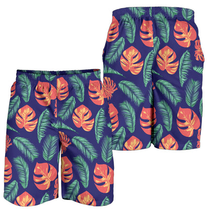 Palm Leaves Pattern Print Design PL011 Mens Shorts