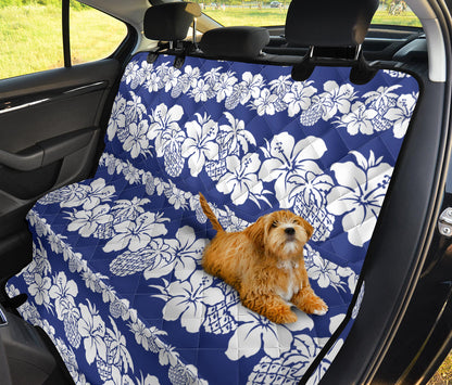 Hawaiian Themed Pattern Print Design H07 Rear Dog  Seat Cover