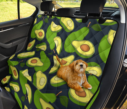 Avocado Pattern Print Design AC013 Rear Dog  Seat Cover