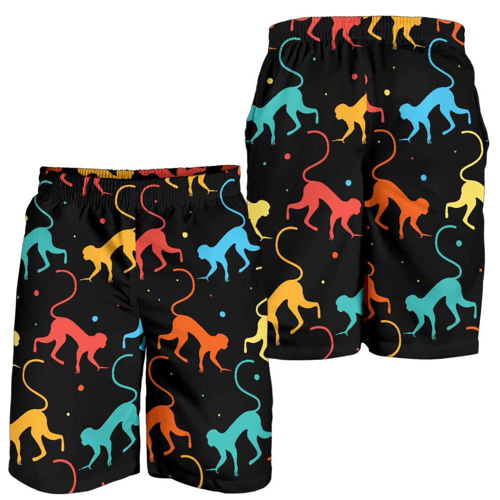Monkey Pattern Print Design 01 Mens Shorts