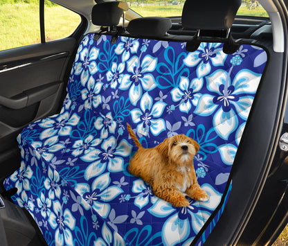 Hibiscus Pattern Print Design HB04 Rear Dog  Seat Cover